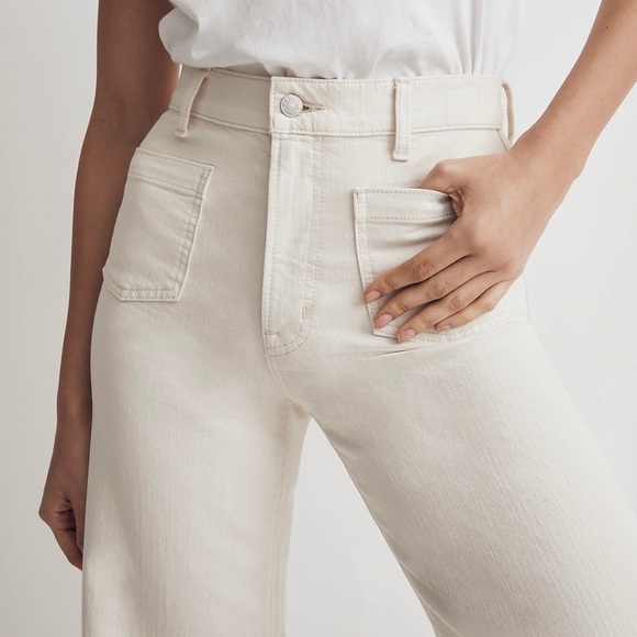 Madewell The Perfect Vintage Wide-Leg Jean Patch Pocket Size 32 - Picture 4 of 4